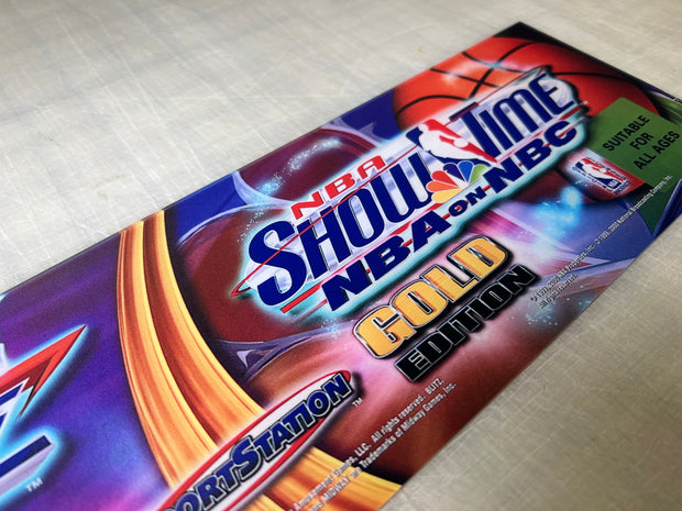 Arcade 1up NFL BLITZ /Showtime Replacement Acrylic Marquee