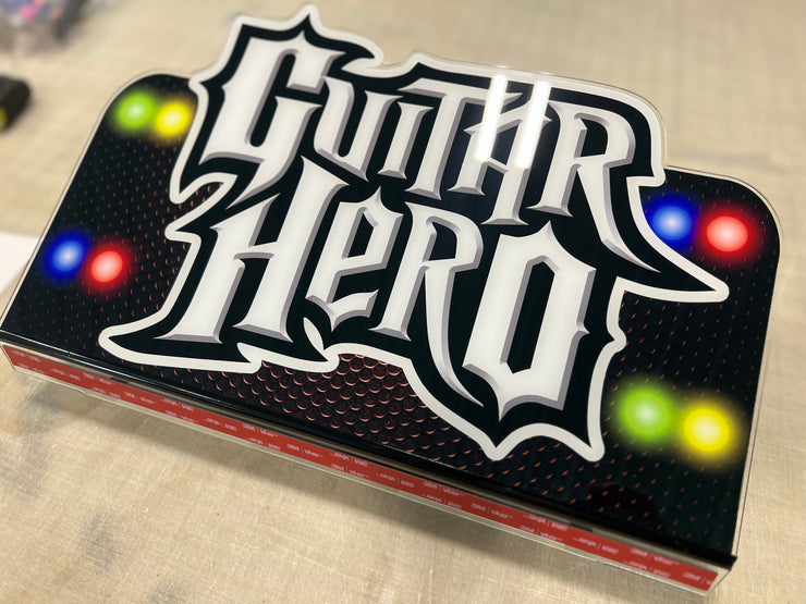 Arcade 1up Guitar Hero topper