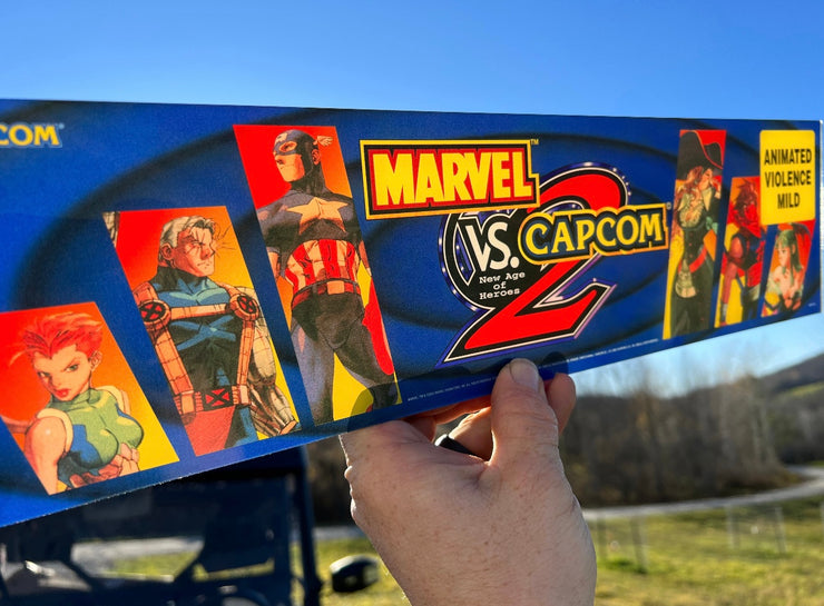 Arcade 1up Marvel Vs Capcom 2 X-Men '97 marquee