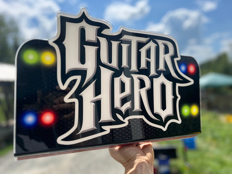 Arcade 1up Guitar Hero topper