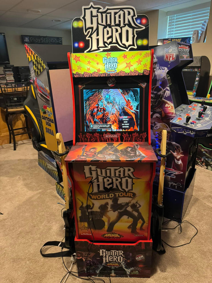 Arcade 1up Guitar Hero topper