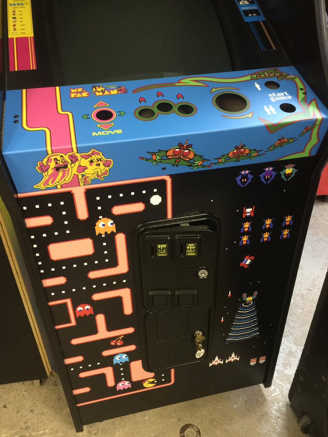 Super newest Bagman Arcade Video Game Control Panel Overlay