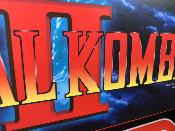 Mortal Kombat 2 Arcade 1up marquee