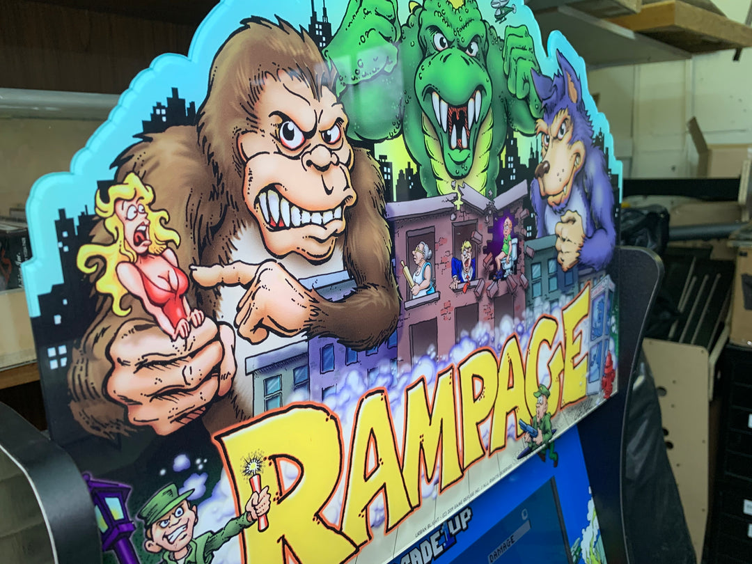 Arcade 1Up Rampage World Tour topper orders